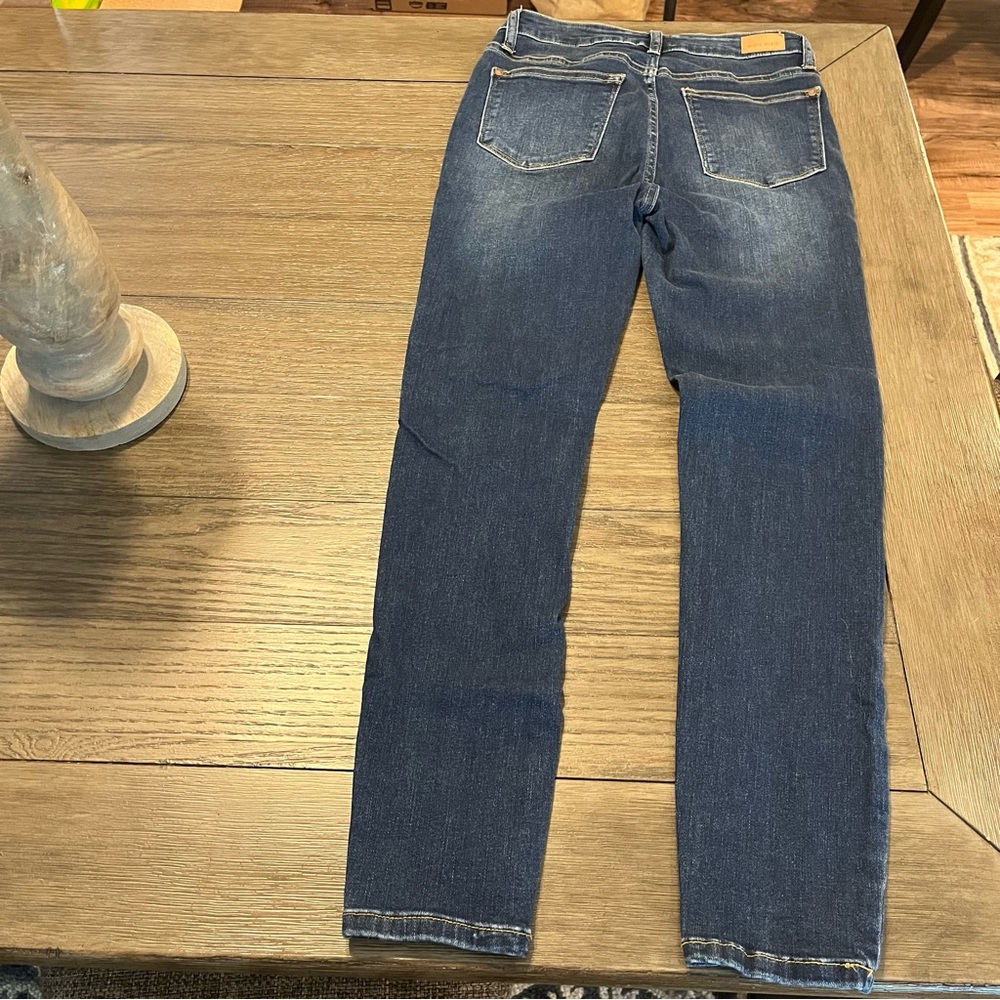 Judy Blue Indigo Skinny Fit Front Seam Jeans Sz 3/26  Excellent Condition - Picture 7 of 10